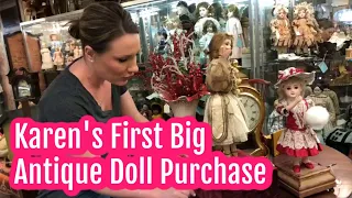 Karen s First Big Antique Doll Purchase at the Denver Doll Shop Doll Store