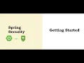 Spring 5 Security - Introduction and In-Memory Authentication
