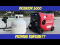Predator 5000 Generator Propane Runtime