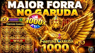 PEGUEI O 1000X?? JOGUEI NOVO FORTUNE GARUDA COM BOTÃO EX ATIVO E FIZ MINHA MAIOR FORRA NO JOGO!