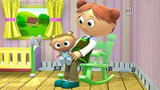 Super Why Whyatt playing music for joy stops crying