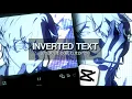 Inverted text tutorial capcut tutorial qwjhua