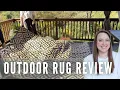 Transform Your Outdoor Space with this Plastic Straw Rug