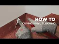 How to cap cove installing vinyl flooring with coving