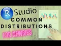 TUTORIAL COMMON DISTRIBUTIONS USING R STUDIO PDF FUNCTIONS EXPLANATION PLOTTING 4 NEWBIES