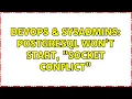 DevOps SysAdmins Postgresql won t start Socket conflict 2 Solutions