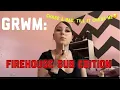 GRWM for work firehouse subs edition working a 9-5 during covid