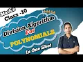 Class 10 Maths Chapter 2 Division Algorithm for Polynomials - Polynomials