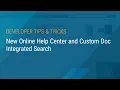 MATLAB Help Center and Custom Doc Integrated Search