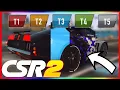 CSR2 TOP 5 FASTEST CARS IN EVERY TIER