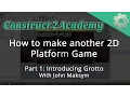 How to make another 2D Platform Game Part 1 Introducing Grotto - with John Maksym