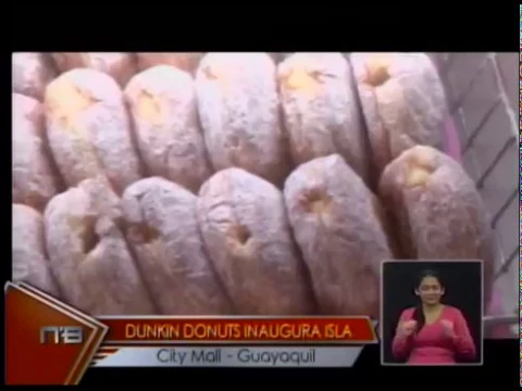 Dunkin Donuts inaugura isla City Mall - Guayaquil