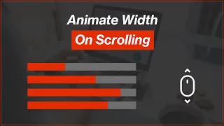 Arabic HTML CSS JavaScript Tutorials - Animate Width On Scrolling