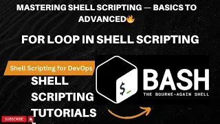 Shell Scripting Tutorial for Beginners - Day 5 For Loop in Bash with Real-Time Examples