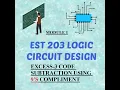 Excess - 3 Code subtraction using 9 s compliment Module 1 ECT203 LOGIC CIRCUIT DESIGN
