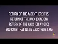 Mark Morrison - Return of the Mack (Lyrics)