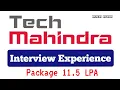 Tech Mahindra Interview Questions Interview Experience