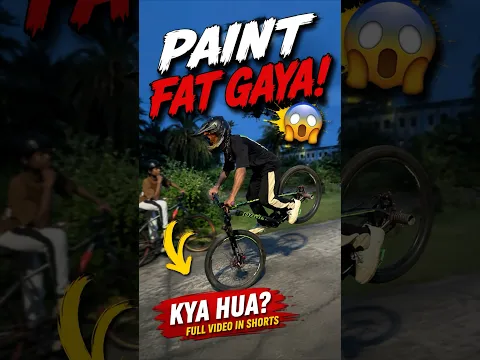 Epic Fail Moment Captured On Camera 🎥💥 #shots #ytshorts #cycle #imranmtb #stunts #practice