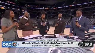 Stephon Castle joins NBA Showtime after Spurs beat Thunder 118-91: Wemby is another level of SGA
