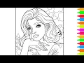 Coloring Frozen In Time Beautiful Day Flowing Water People Coloring Pages