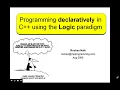 Introduction to Logic Programming in C using Castor 1 0