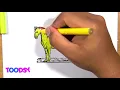 How to Color Horses Coloring Page