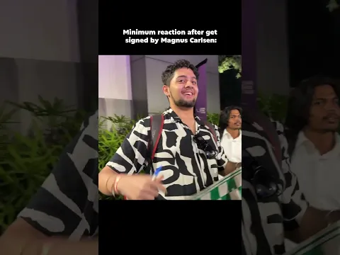 A very calm reaction