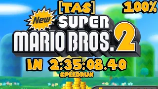 TAS 3DS New Super Mario Bros 2 100 In 2 35 08 40 2 34 13 23 IGT Speedrun 