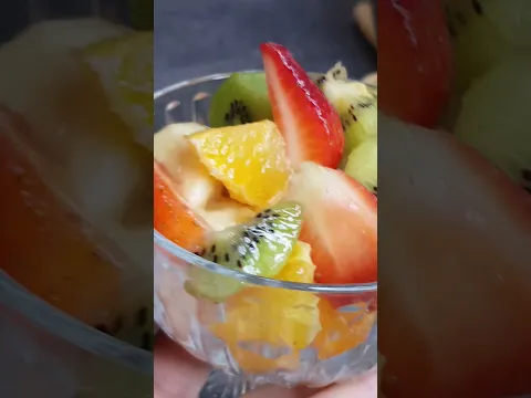 Фруктовый салат 😍 #рецепты #вкусная #выпечка