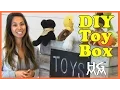 DIY Wooden Toy Box Build Project with Ana White