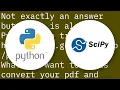 Fit simulated and experimental data points with Python