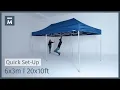 How to Set up a 6x3 m Gazebo In Only 60 Seconds