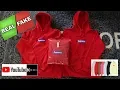 Supreme Box Logo FW2017 Red And Purple Legit Vs Fake