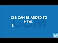 Introduction to CSS HTML Smart With HTML