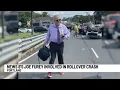 News 8 s Joe Furey OK after rollover crash in Portland