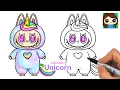 How to Draw a Unicorn Labubu Big Into Energy