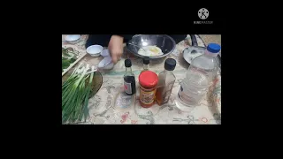 اطعم كيمتشي بصل اخضر وفجل بالطعم الكوري 