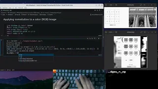 Basic Image Processing with Python - Applying Convolution To Color RGB Image ASMR