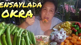 okra ensaylada mukbang asmr