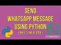 Messages on WhatsApp with a Python Script