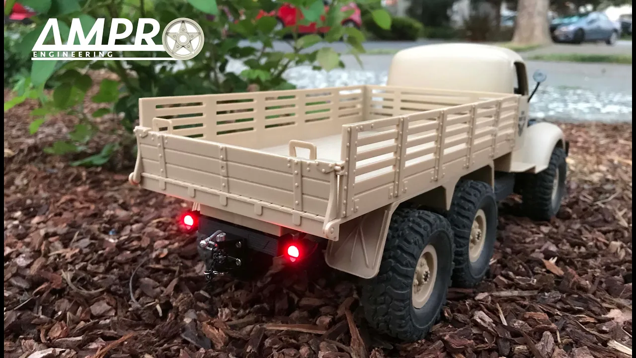 JJRC Q60 Bumper, Wheels and Rear Hitch