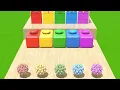 Baby Shark, Wheels On the Bus   Learning colors with a soccer ball, Baby Nursery Rhymes & Kids Songs