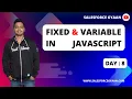 Fixed Value Variable Value in JavaScript - Part 6 InnerHTML Salesforce Gyaan LWC Javascript
