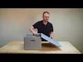 Assembly Instructions Flip-Top Record Storage Carton