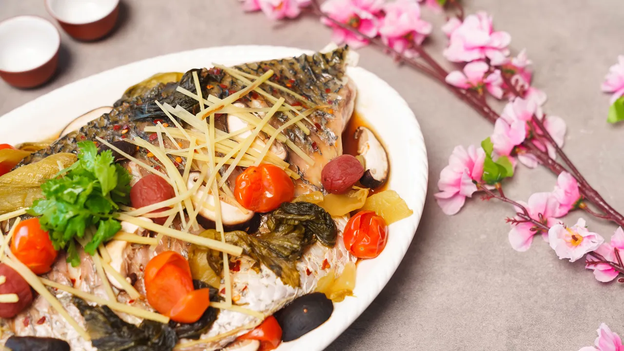 The perfect Lunar New Year Centrepiece  Boneless Teochew Style Steamed Fish Fillet