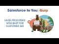Sales Processes With Quip For Customer 360