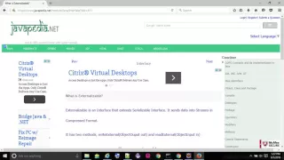 What is Externalizable - javapedia net