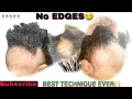 NO EDGES NO PROBLEM CHECK OUT THIS SIMPLE DETAILED TECHNIQUE
