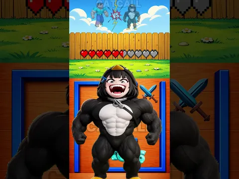 GUGUGAGA Penguin Maze Battle: GUGUGAGA Penguin VS NOOB 😱😱 #shorts ##mazechallenge #gugugagapenguin