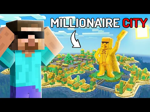 Video Thumbnail: I Found a Secret Millionaire Villager City in Minecraft!